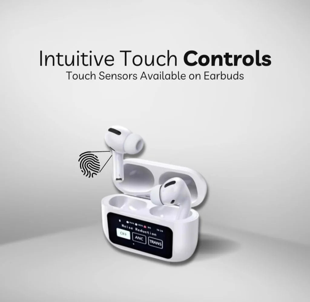 Airpods Pro A9 with Noise Cancelling, 24H Playtime