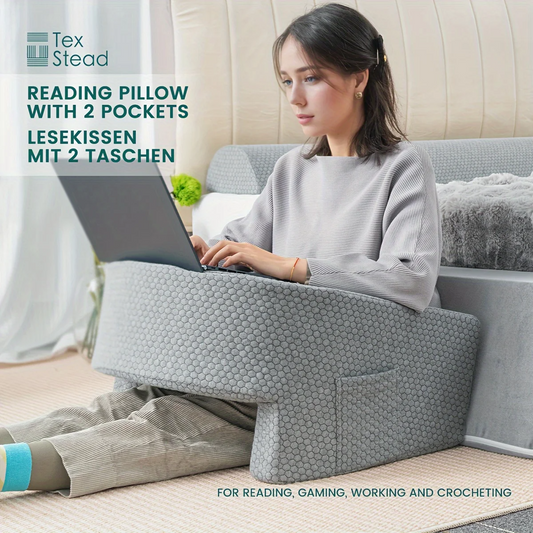 Soft Lap Desk Pillow for Reading Working & Gaming