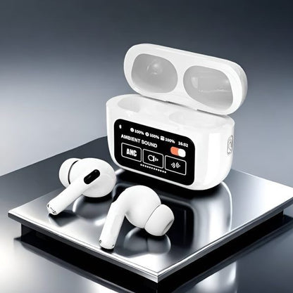 Airpods Pro A9 with Noise Cancelling, 24H Playtime